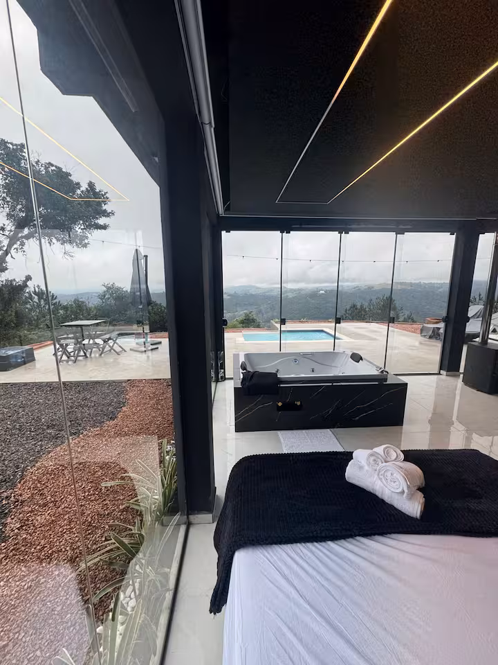 Quarto com vista panorâmica